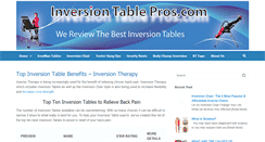 Desktop Screenshot of inversiontablepros.com