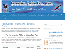 Tablet Screenshot of inversiontablepros.com